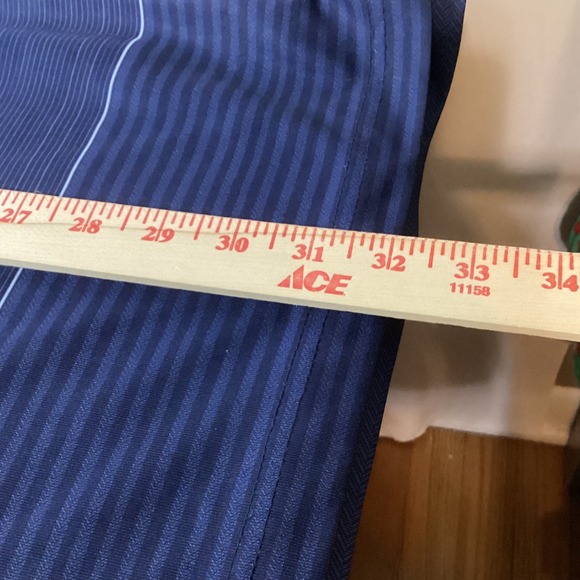 Ben Hogan Performance Golf Polo Shirt 2XL Blue Striped 30% Recycled Polyester‎ - Picture 10 of 11